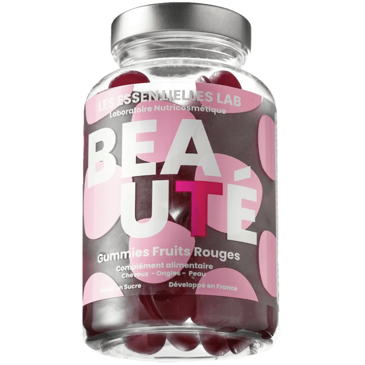 Gummies Beauté pour Cheveux, Ongles et Peau - Complément Alimentaire Sans Sucre - Les Essentielles Lab