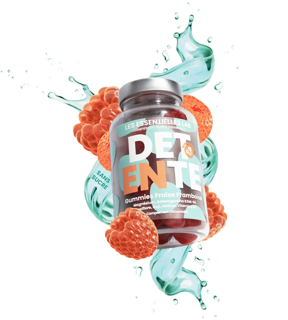 Gummies Détente Anti-Stress | Gummies Relaxation & Bien-ÊtreSans Sucre - Les Essentielles Lab