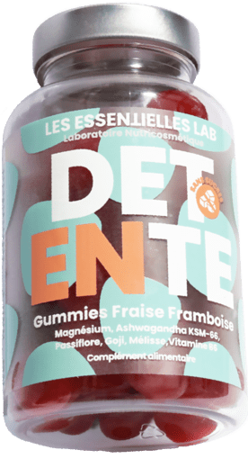 Gummies Détente Anti-Stress | Gummies Relaxation & Bien-ÊtreSans Sucre - Les Essentielles Lab