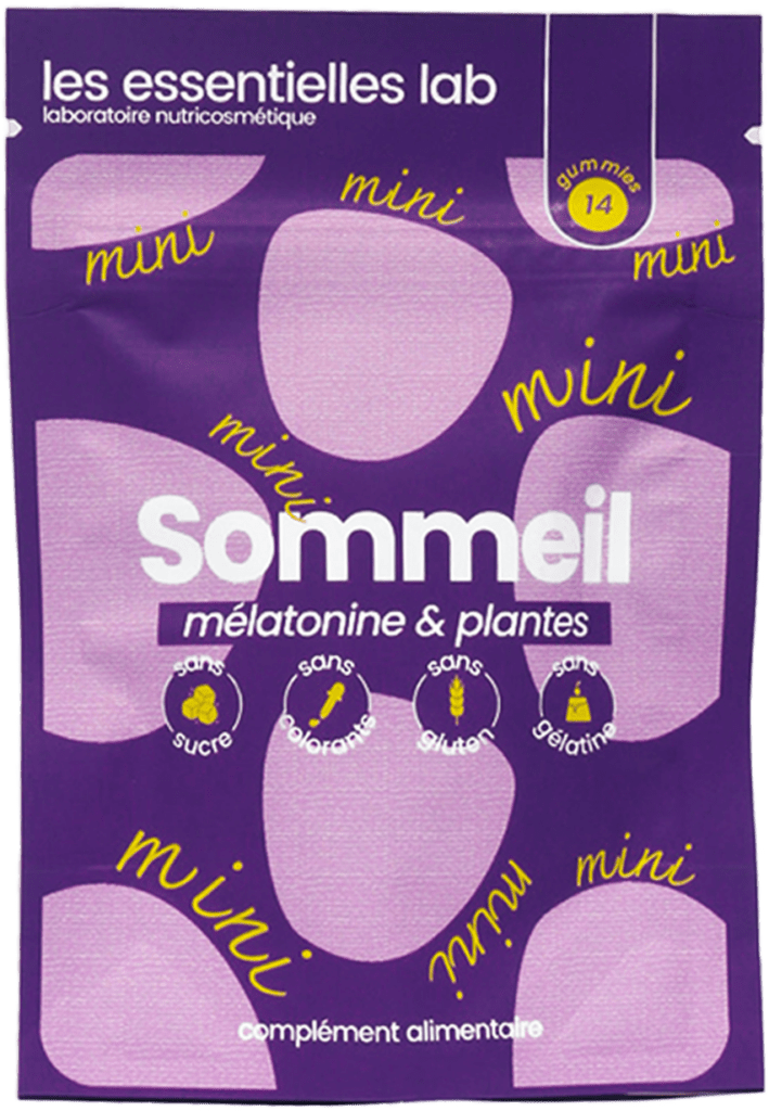 Gummies Mini Sommeil – Mélatonine et Plantes - Sans Sucre - Les Essentielles Lab