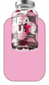 Gummies Beauté pour Cheveux, Ongles et Peau - Complément Alimentaire Sans Sucre - Compléments alimentaires gummies sans sucre Les Essentielles Lab