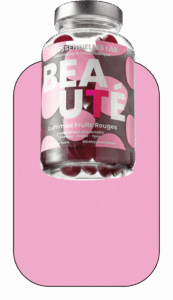 Gummies Beauté pour Cheveux, Ongles et Peau - Complément Alimentaire Sans Sucre - Compléments alimentaires gummies sans sucre Les Essentielles Lab