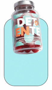 Gummies Détente Anti-Stress - Gummies Relaxation & Bien-Être - Sans Sucre - Compléments alimentaires gummies sans sucre Les Essentielles Lab