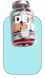 Gummies Détente Anti-Stress - Gummies Relaxation & Bien-Être - Sans Sucre - Compléments alimentaires gummies sans sucre Les Essentielles Lab