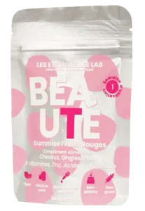 Gummies Beauté Mini pour Cheveux, Ongles et Peau  | Complément Alimentaire Sans Sucre - 1 Mini BEAUTÉ