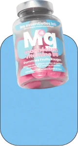 Gummies Magnésium + Vitamine B6 – Anti-Fatigue & Anti-Stress - Compléments alimentaires gummies sans sucre Les Essentielles Lab