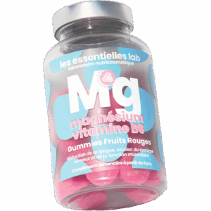 Gummies Magnésium + Vitamine B6 – Anti-Fatigue & Anti-Stress - cure 1 mois Magnésium