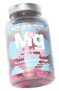 Gummies Magnésium Mini  Anti-Fatigue & Anti-Stress + Vitamine B6 - cure 1 mois Magnésium